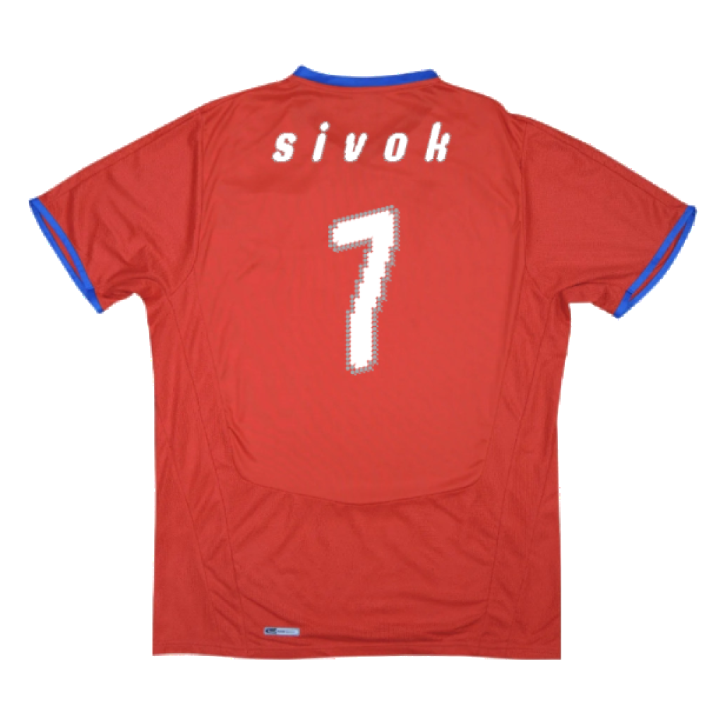 Czech Republic 2008-09 Home Shirt ((Very Good) XL) (Sivok 7)