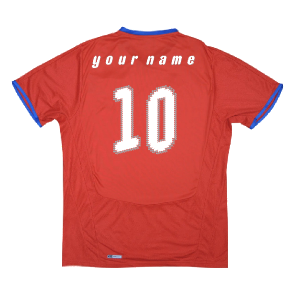 Czech Republic 2008-09 Home Shirt ((Very Good) XL) (Your Name)