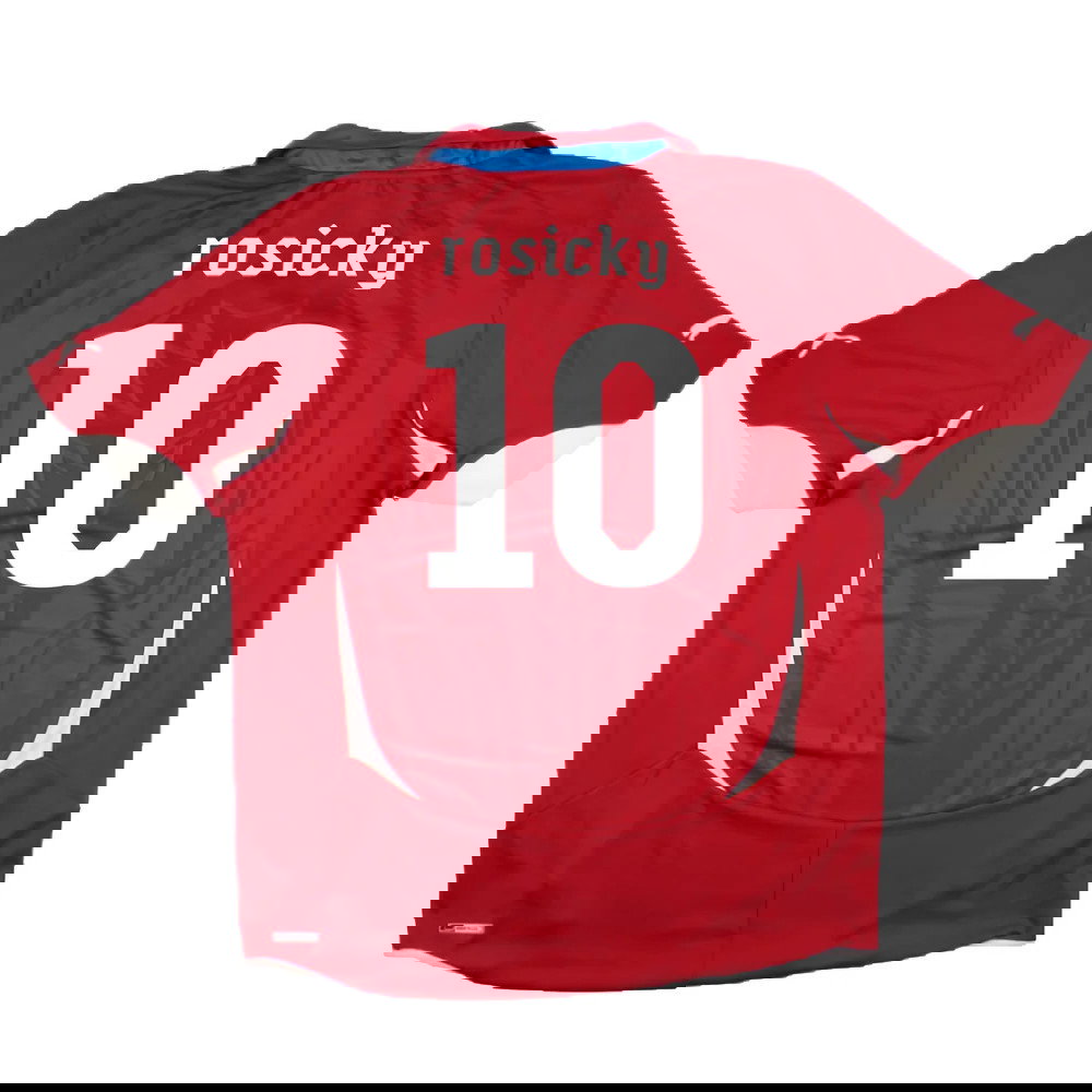 Czech Republic 2010-11 Home Shirt (XL) (BNWT) (Rosicky 10)