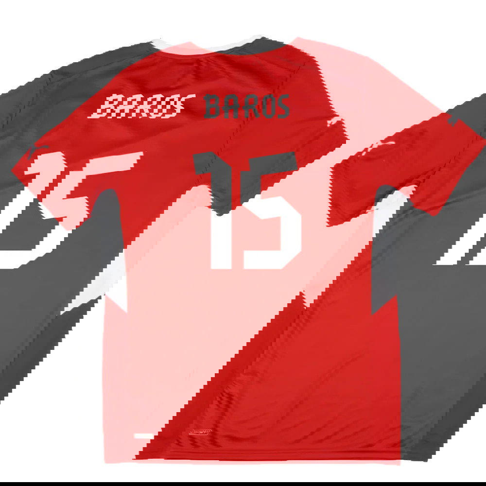 Czech Republic 2012-13 Home Shirt (L) (Mint) (Baros 15)