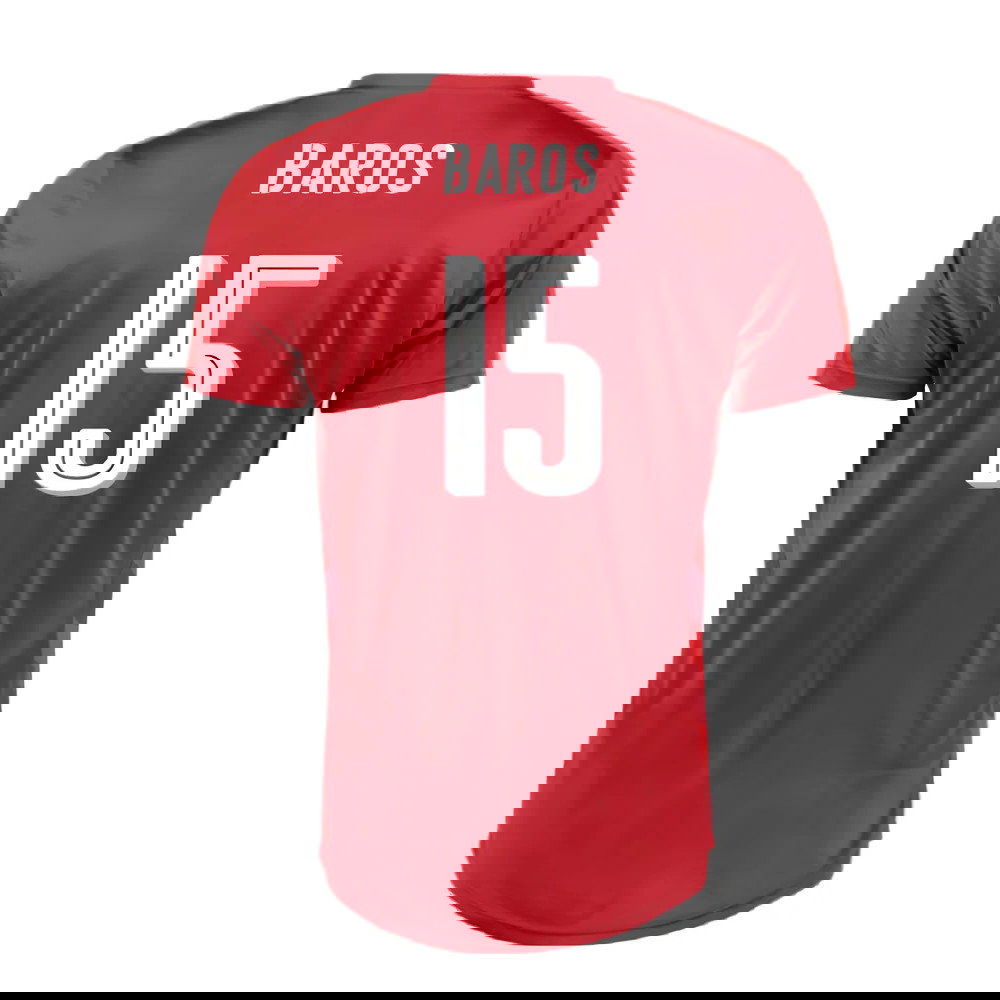 Czech Republic 2016-17 Home Shirt (L) (Very Good) (Baros 15)