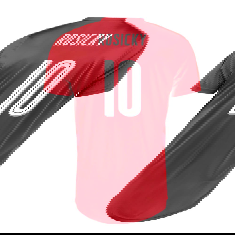 Czech Republic 2016-17 Home Shirt (XL) (Good) (Rosicky 10)