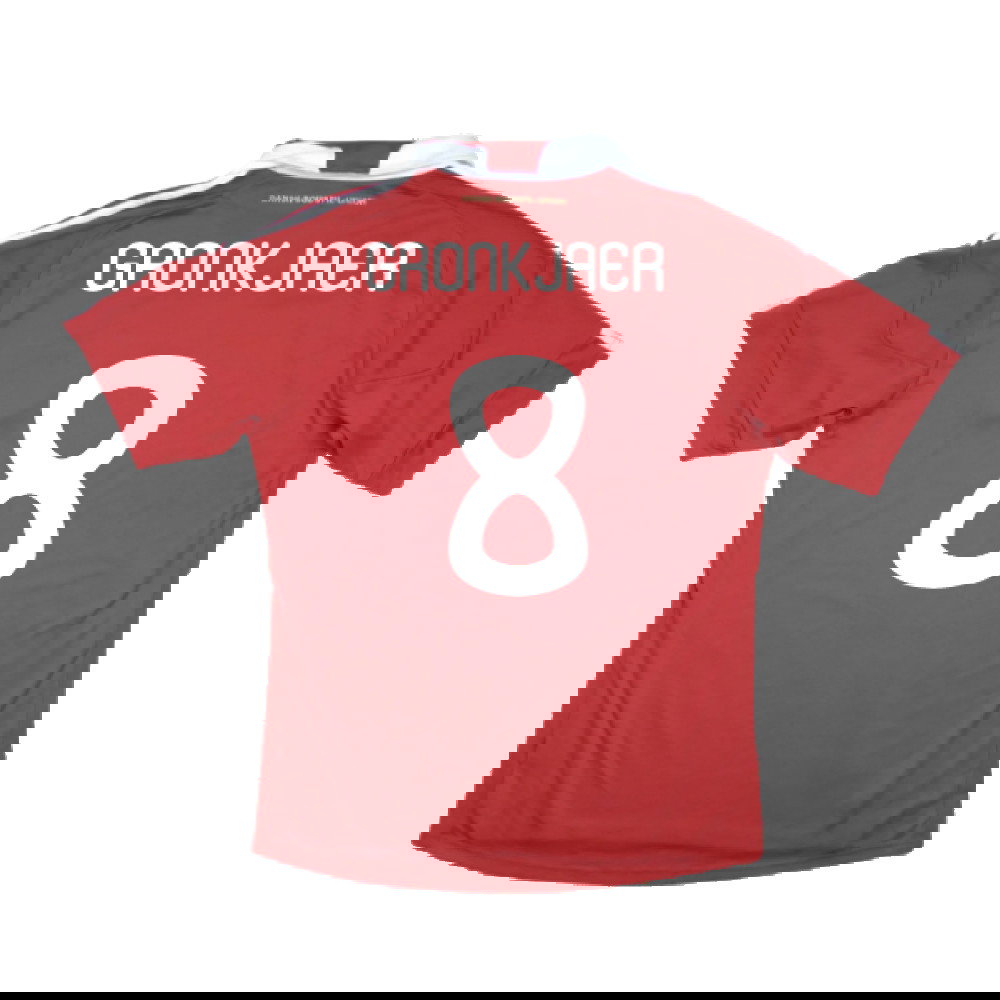 Denmark 2010-11 Home Shirt (M) (Excellent) (Gronkjaer 8)
