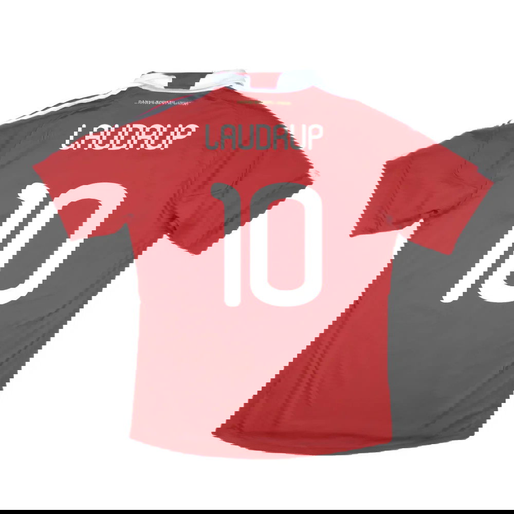 Denmark 2010-11 Home Shirt (M) (Excellent) (Laudrup 10)