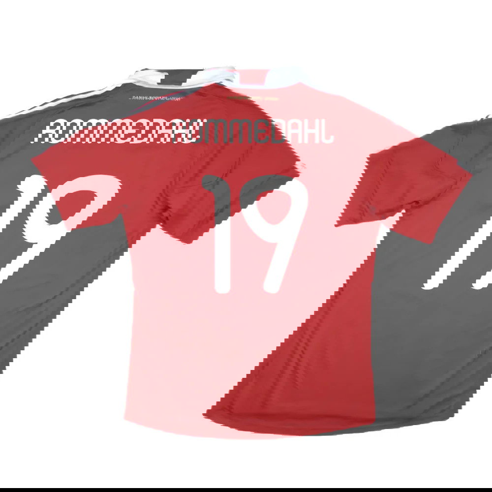 Denmark 2010-11 Home Shirt (M) (Excellent) (Rommedahl 19)