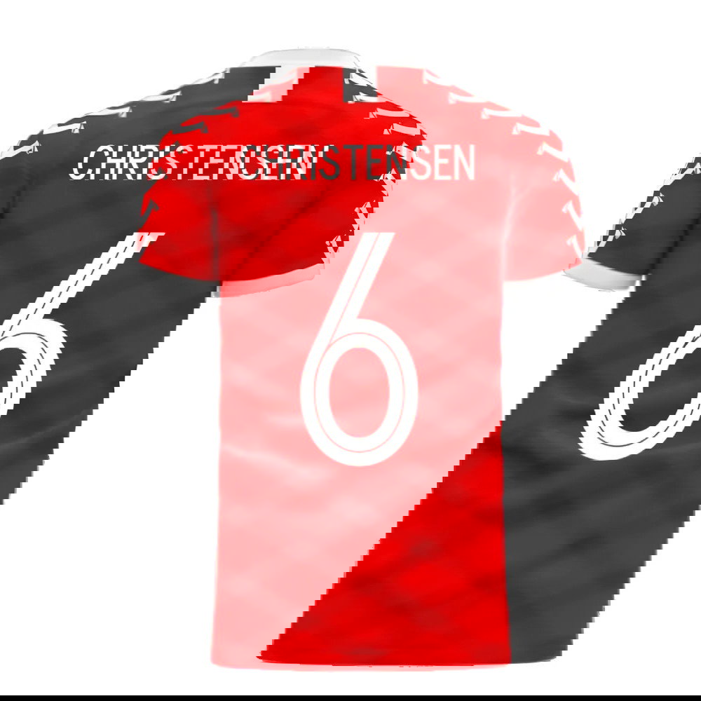 Denmark 2025-2026 Home Concept Football Kit (Viper) (CHRISTENSEN 6)