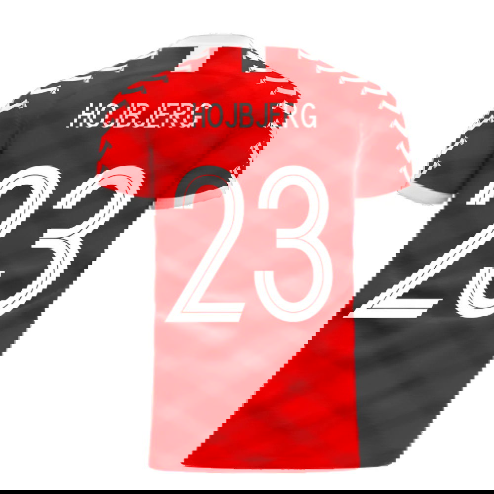 Denmark 2025-2026 Home Concept Football Kit (Viper) (HOJBJERG 23)