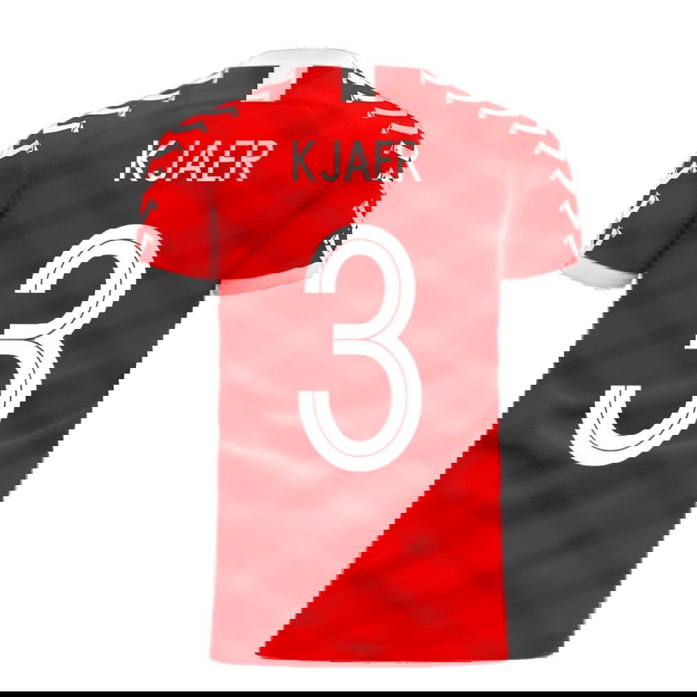 Denmark 2025-2026 Home Concept Football Kit (Viper) (KJAER 3)