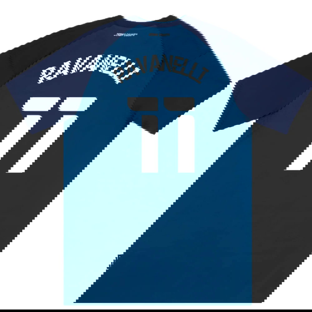 Derby County 2020-21 Away Shirt (S) (Mint) (Ravanelli 11)