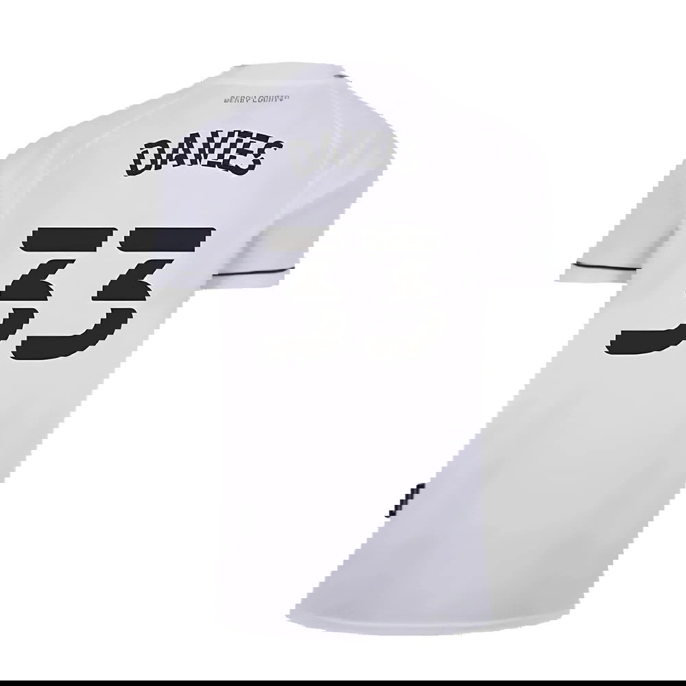 Derby County 2020-21 Home Shirt (L) (Excellent) (Davies 33)