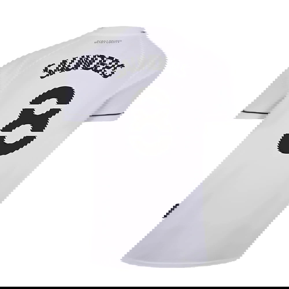 Derby County 2020-21 Home Shirt (L) (Excellent) (Saunders 8)