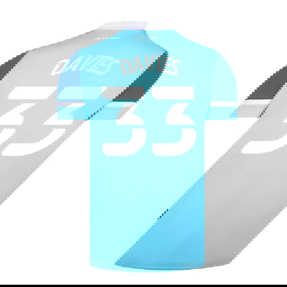 Derby County 2021-22 Away Shirt (XL) (Mint) (Davies 33)