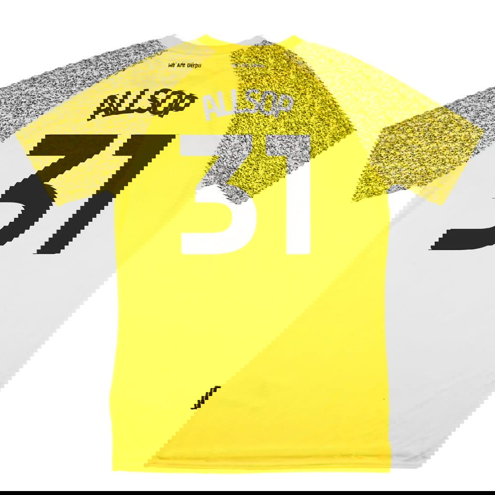 Derby County 2021-22 GK Home Shirt (S) (Mint) (Allsop 31)