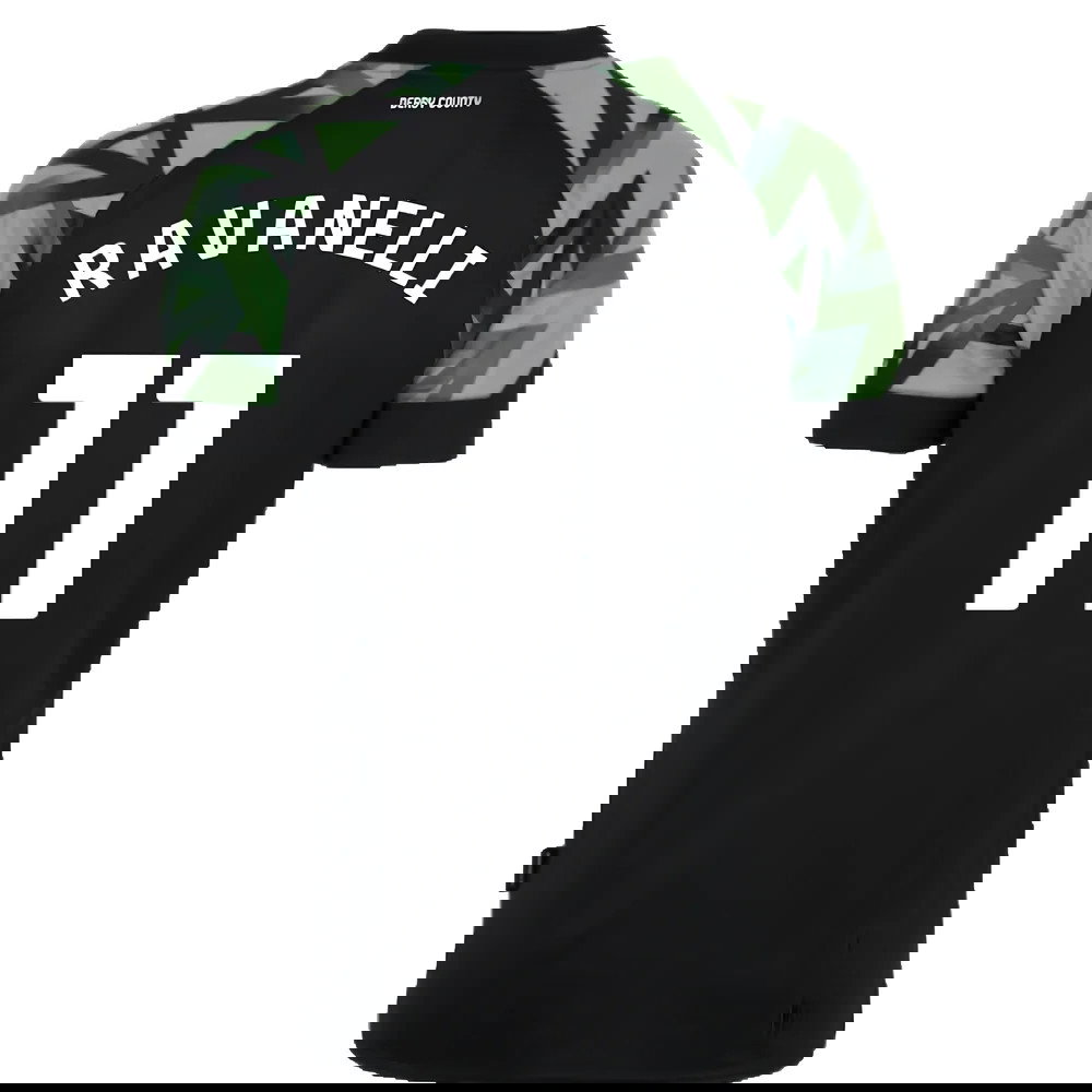 Derby County 2022-23 Away Shirt (Sponsorless) (XL) (Ravanelli 11) (Mint)