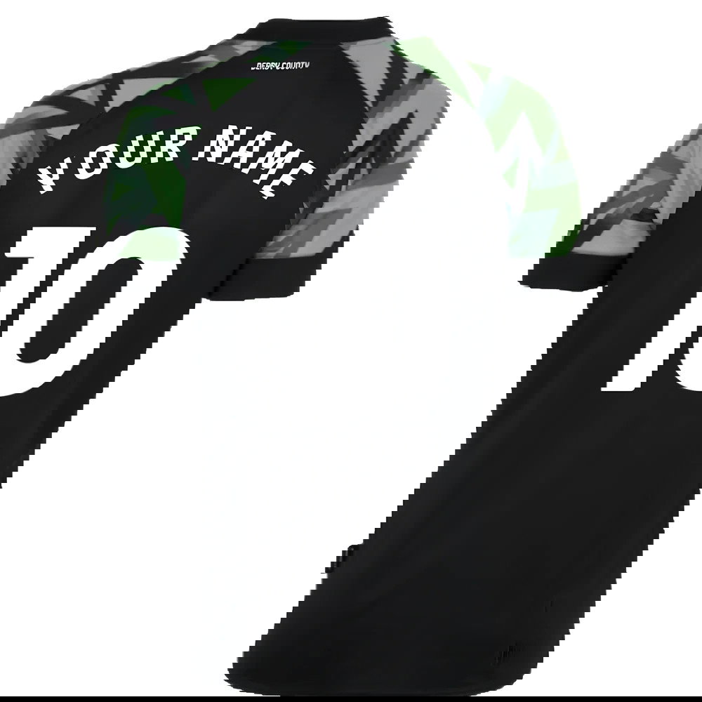 Derby County 2022-23 Away Shirt (Sponsorless) (XL) (Your Name 10) (Mint)