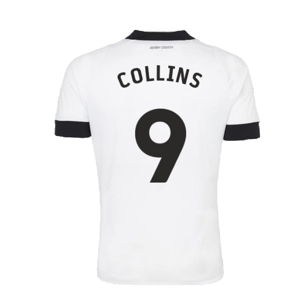 Derby County 2022-23 Home Shirt (Sponsorless) (S) (Collins 9) (Mint)
