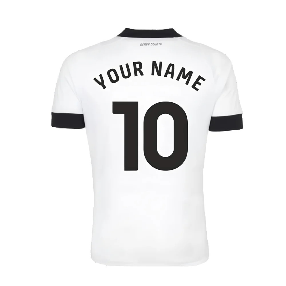 Derby County 2022-23 Home Shirt (Sponsorless) (S) (Your Name 10) (Mint)