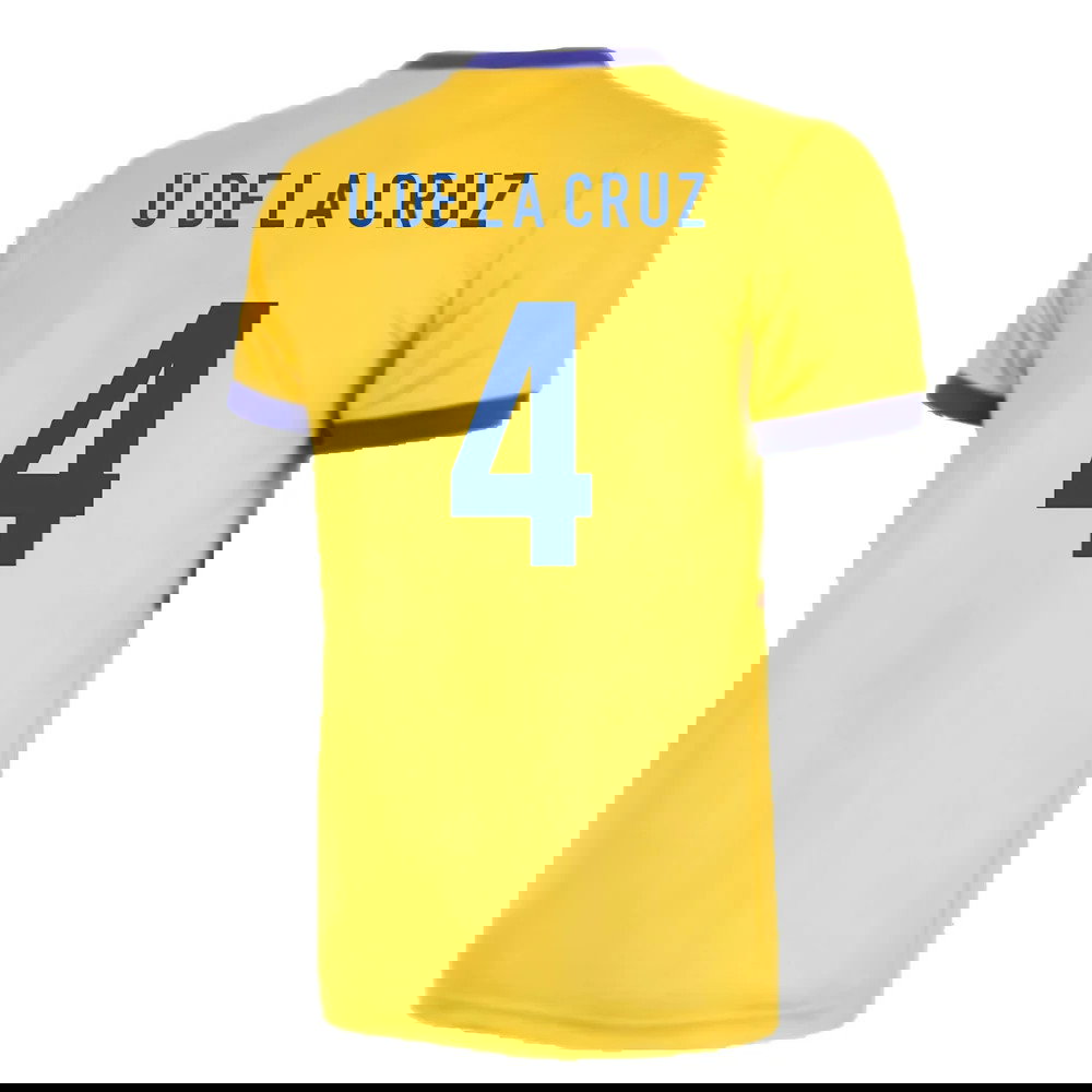 Ecuador 1983 Retro Football Shirt (U DE LA CRUZ 4)