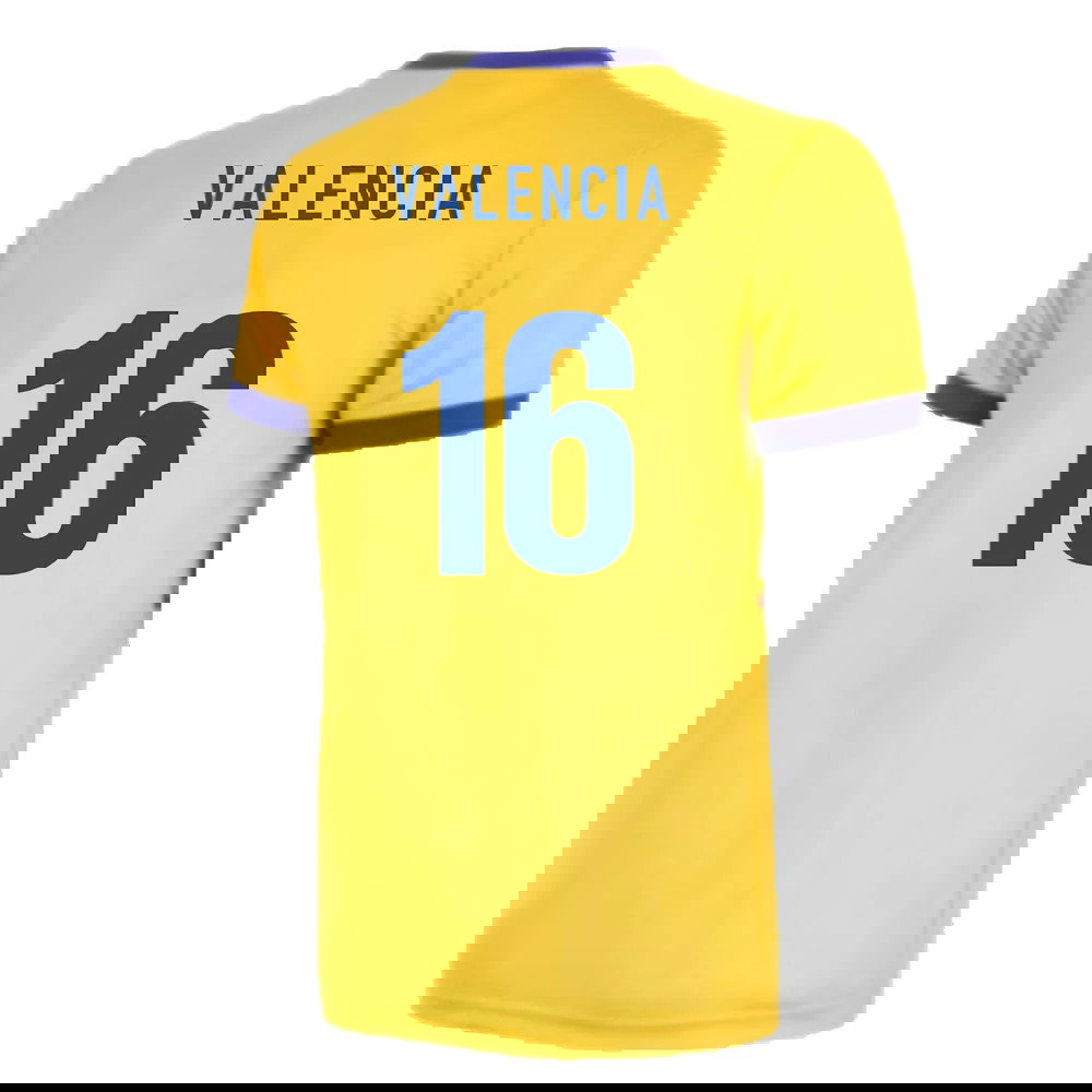 Ecuador 1983 Retro Football Shirt (VALENCIA 16)