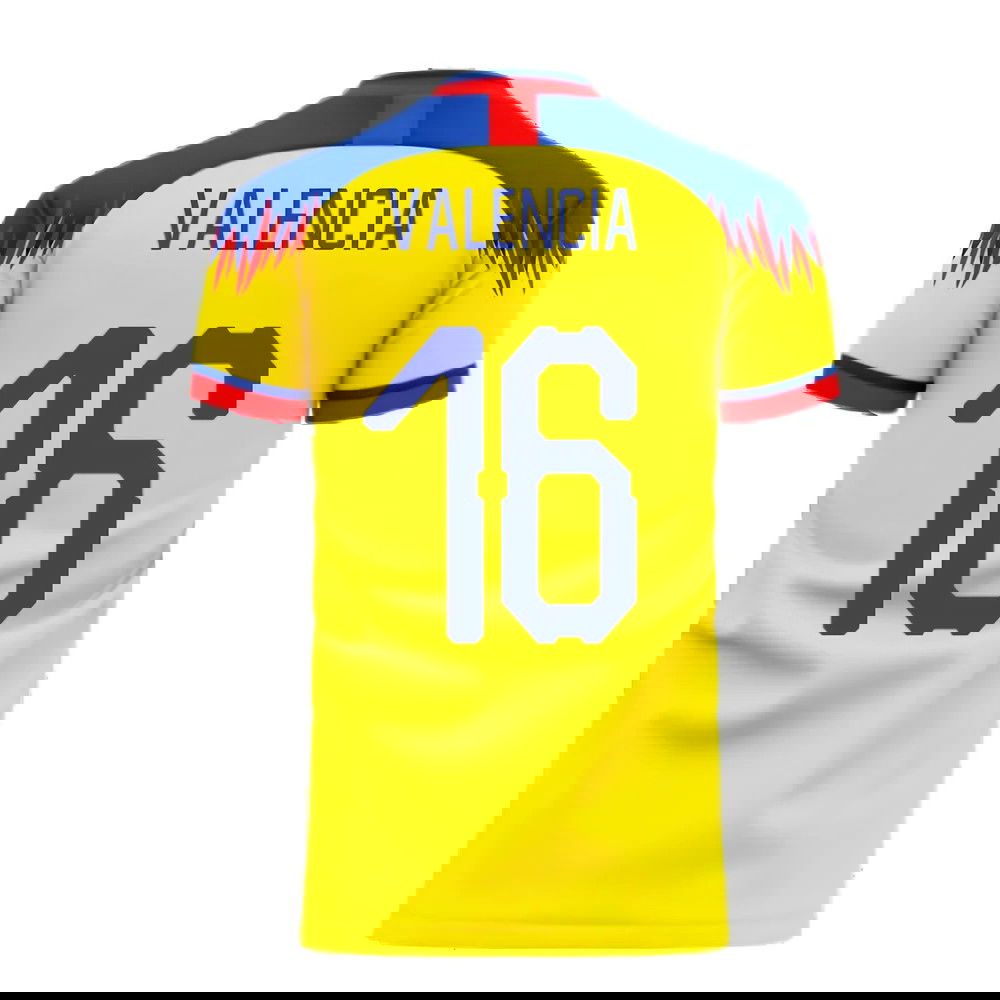 Ecuador 2025-2026 Home Concept Football Kit (Libero) (VALENCIA 16)