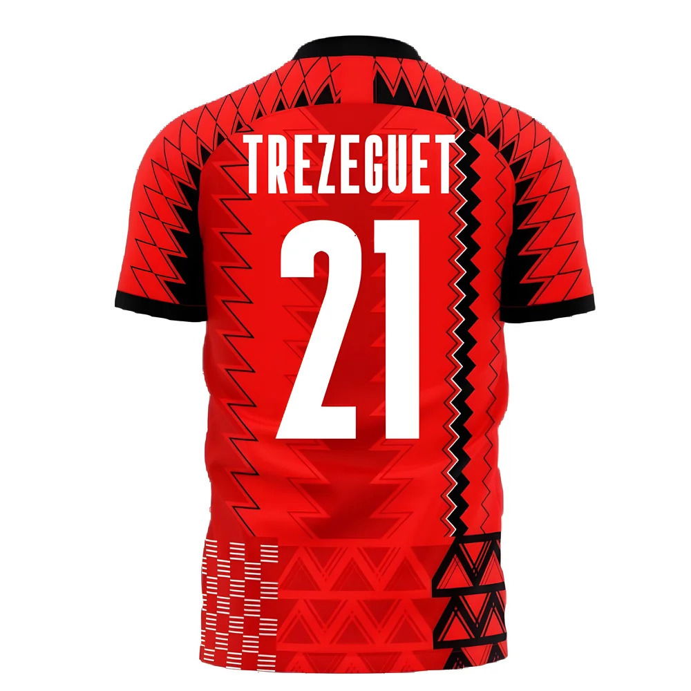  Egypt 2025-2026 AFCON Concept Football Kit (Libero) (TREZEGUET 21)
