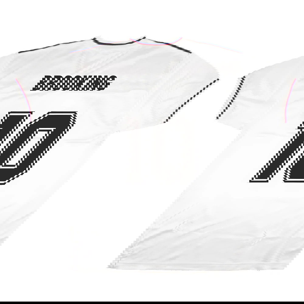 England 1980-82 Score Draw Replica Home Shirt (XL) (Good) (Brooking 10)