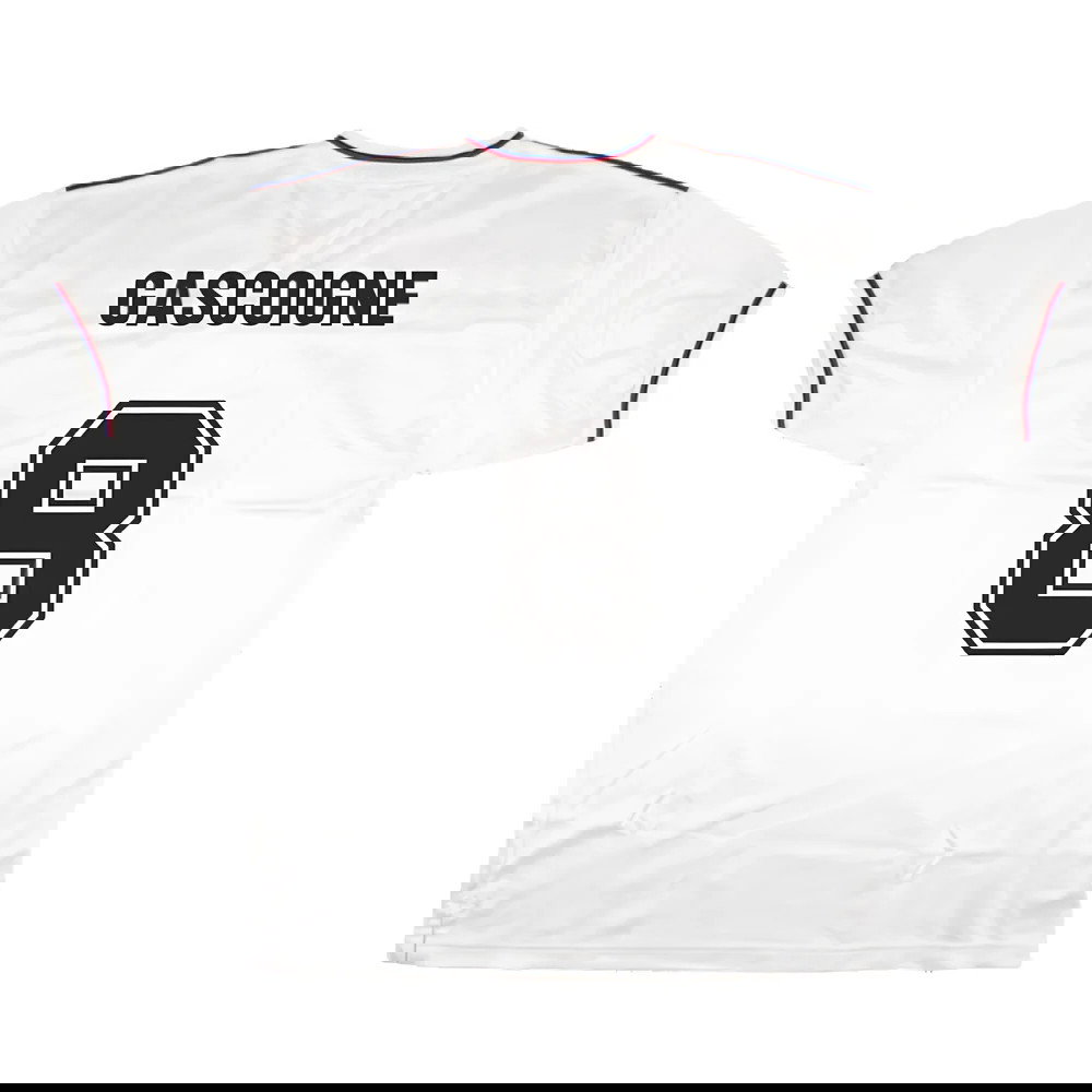 England 1980-82 Score Draw Replica Home Shirt (XL) (Good) (Gascoigne 8)