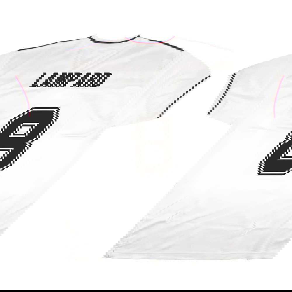 England 1980-82 Score Draw Replica Home Shirt (XL) (Good) (Lampard 8)