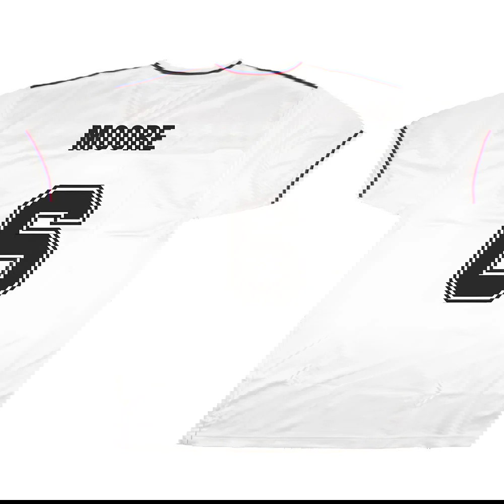 England 1980-82 Score Draw Replica Home Shirt (XL) (Good) (Moore 6)