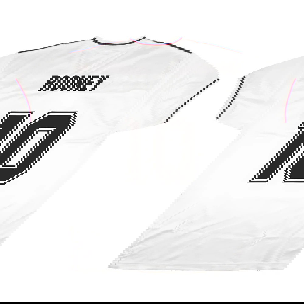 England 1980-82 Score Draw Replica Home Shirt (XL) (Good) (Rooney 10)