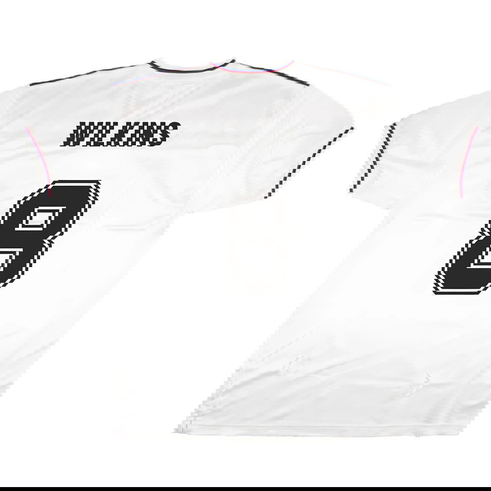 England 1980-82 Score Draw Replica Home Shirt (XL) (Good) (Wilkins 8)