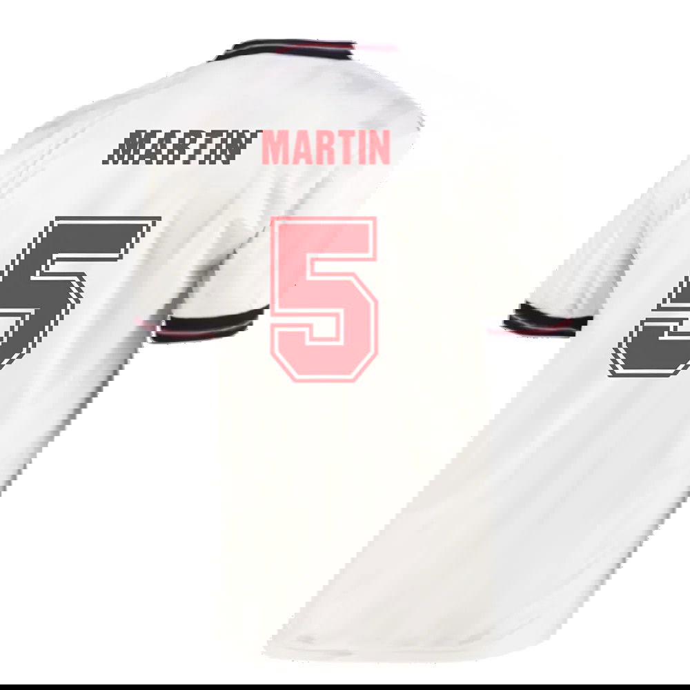 England 1986 Home World Cup Finals Retro Shirt (Martin 5)