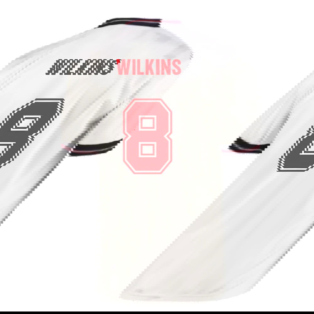 England 1986 Home World Cup Finals Retro Shirt (Wilkins 8)