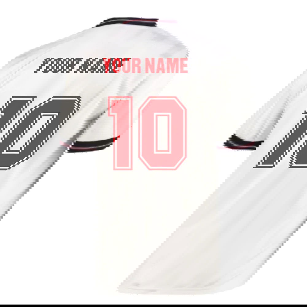 England 1986 Home World Cup Finals Retro Shirt (Your Name)