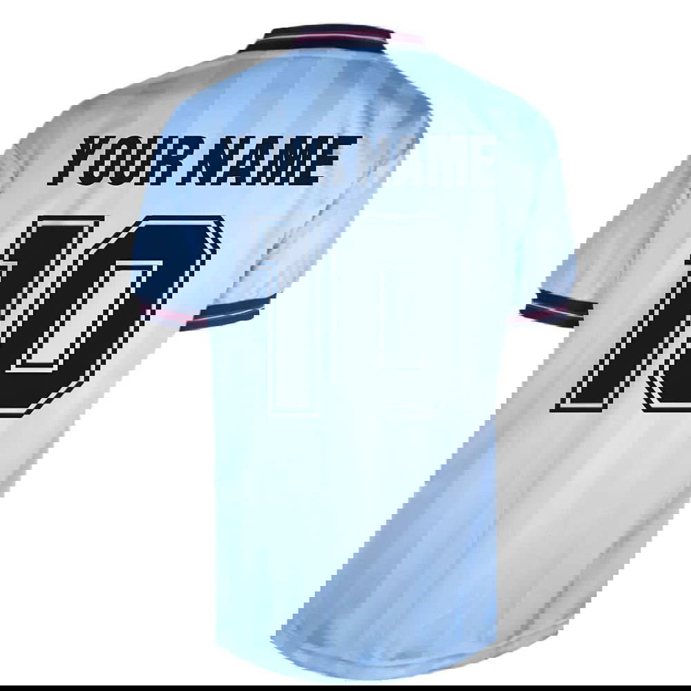 England 1986 World Cup Finals Third Shirt (Your Name)