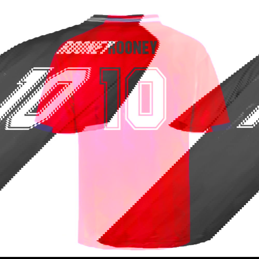 England 1989 Away Retro Shirt (Rooney 10)
