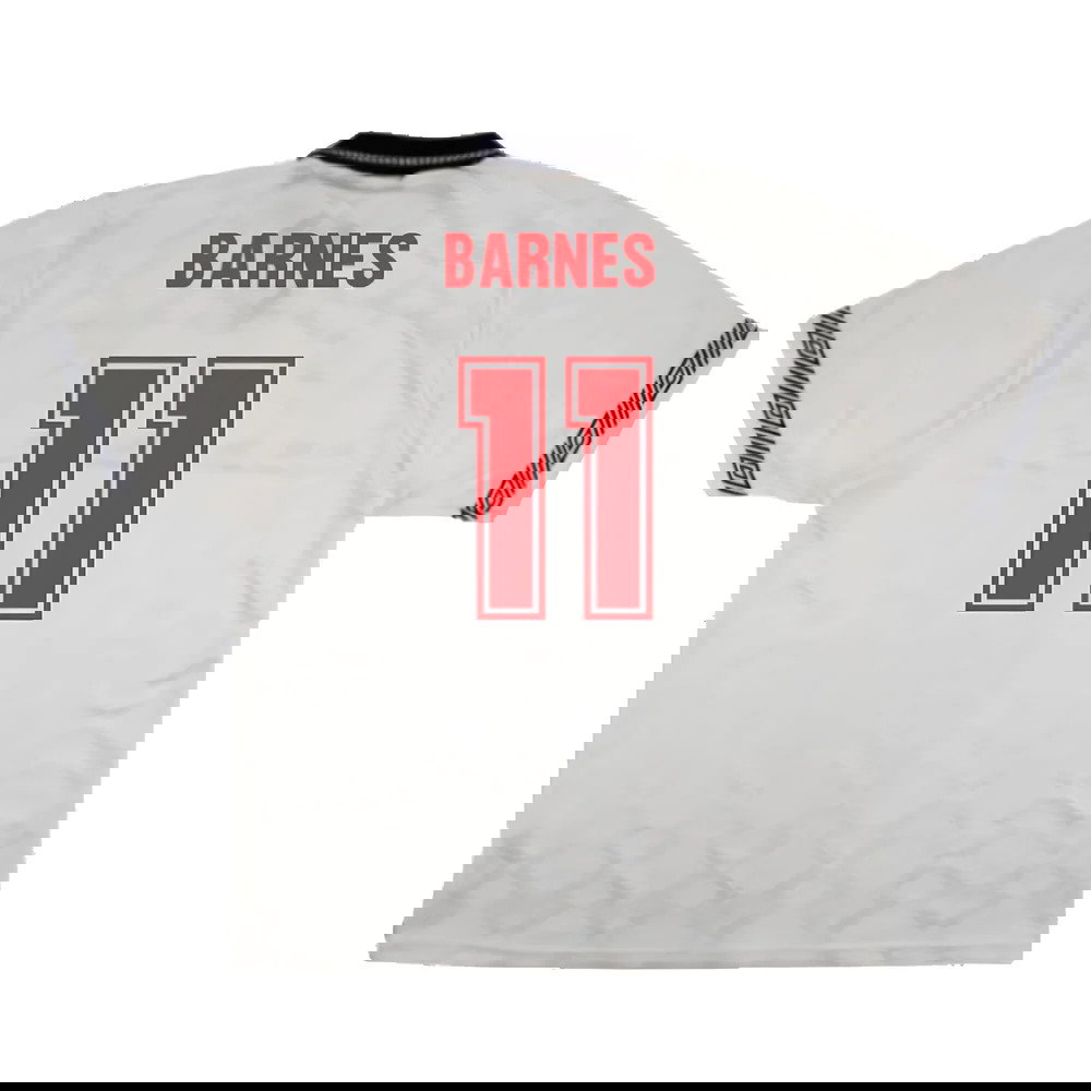 England 1990-92 Home Shirt (L) (Excellent) (Barnes 11)