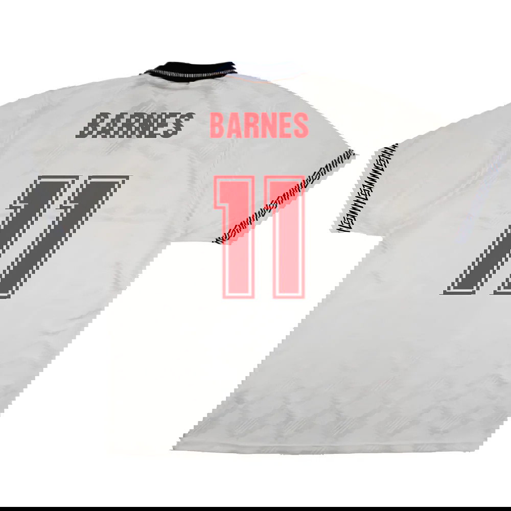 England 1990-92 Home Shirt (S) (Good) (Barnes 11)