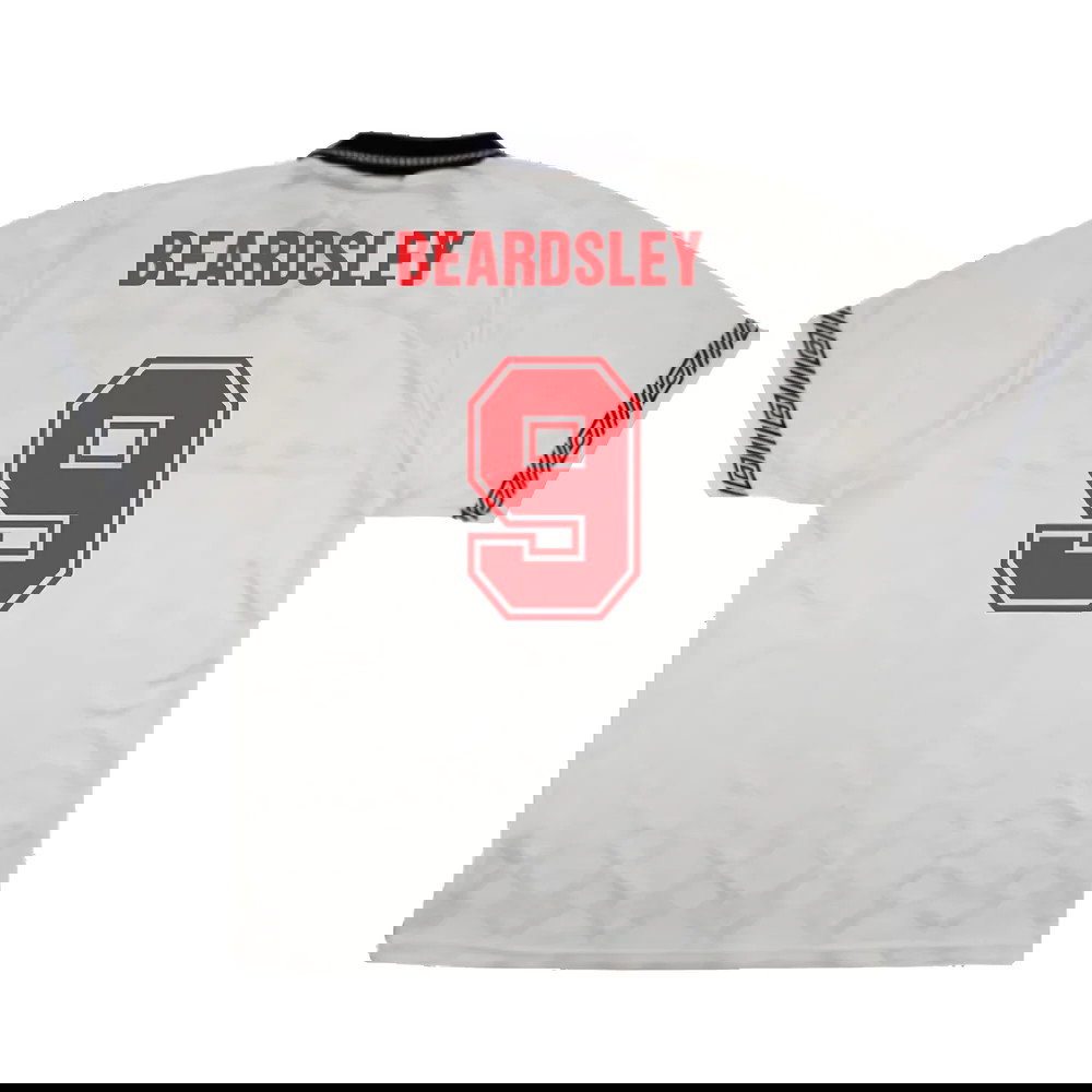 England 1990-92 Home Shirt (L) (Excellent) (Beardsley 9)