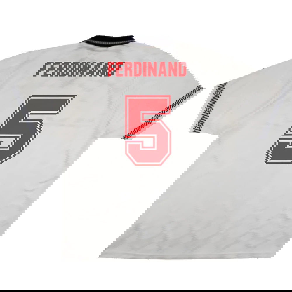 England 1990-92 Home Shirt (XL) (Very Good) (Ferdinand 5)