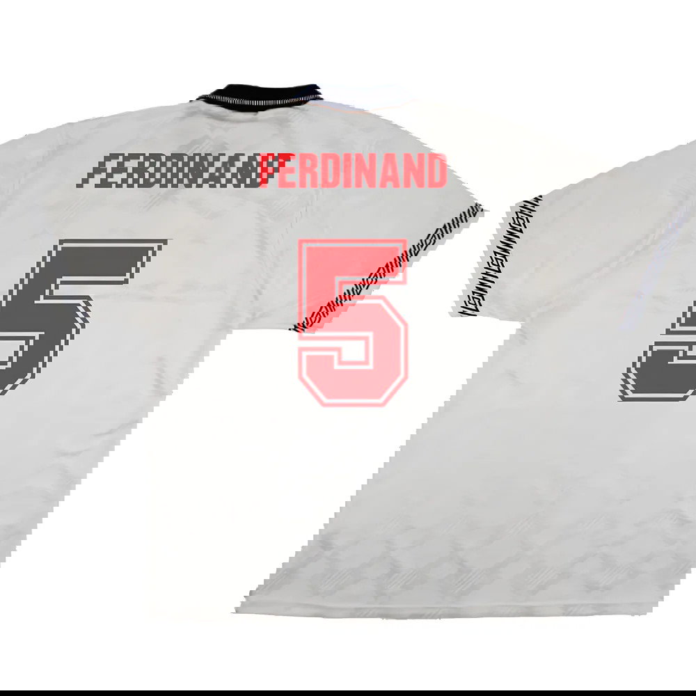 England 1990-92 Home Shirt (XL) (Very Good) (Ferdinand 5)