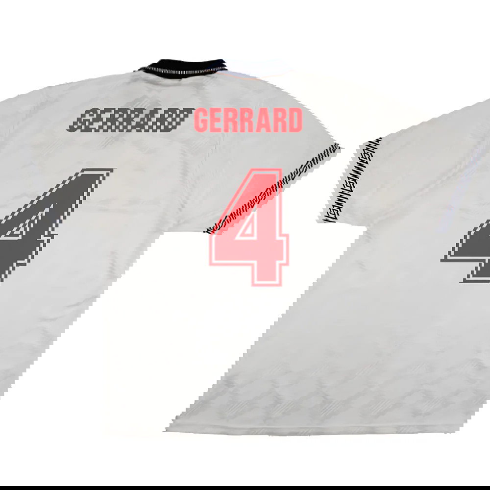 England 1990-92 Home Shirt (L) (Excellent) (Gerrard 4)