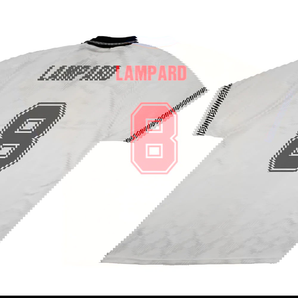 England 1990-92 Home Shirt (XL) (Very Good) (Lampard 8)