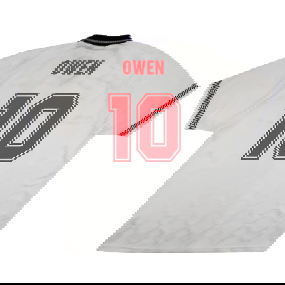 England 1990-92 Home Shirt (L) (Excellent) (Owen 10)