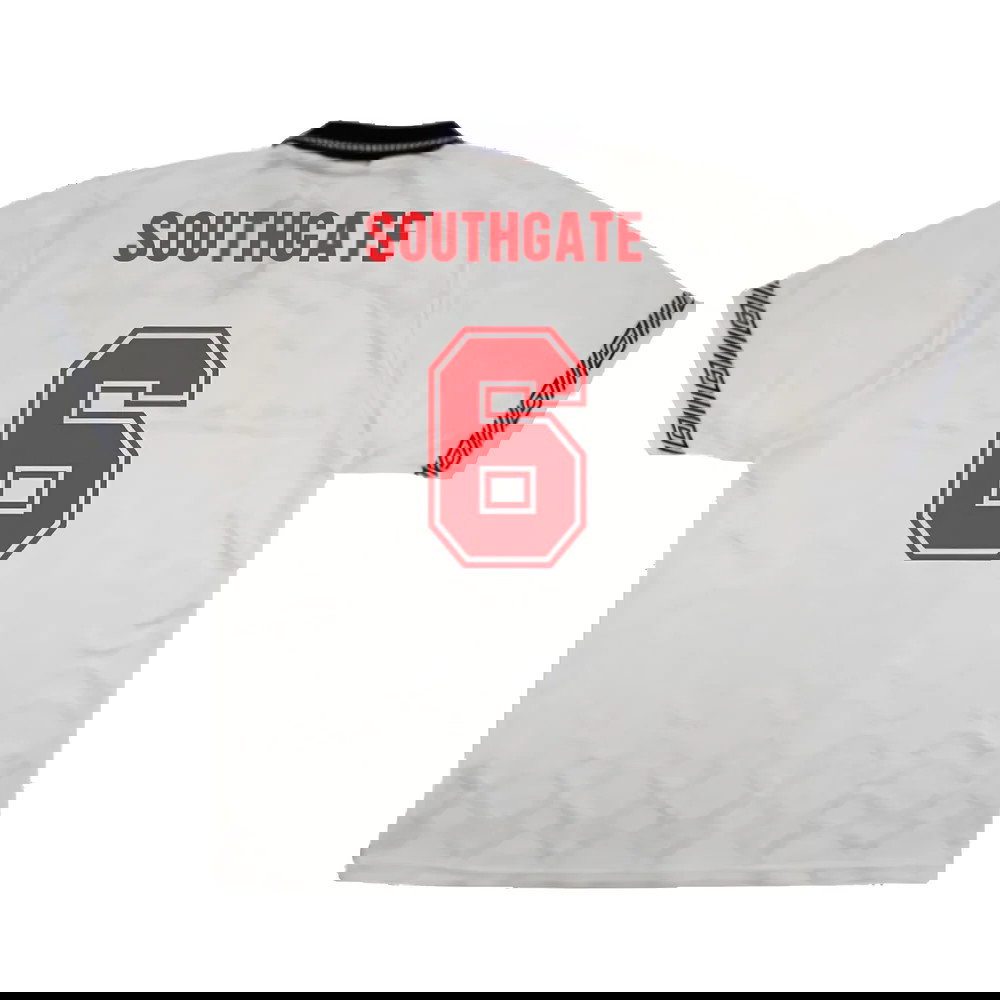 England 1990-92 Home Shirt (XL) (Very Good) (Southgate 6)