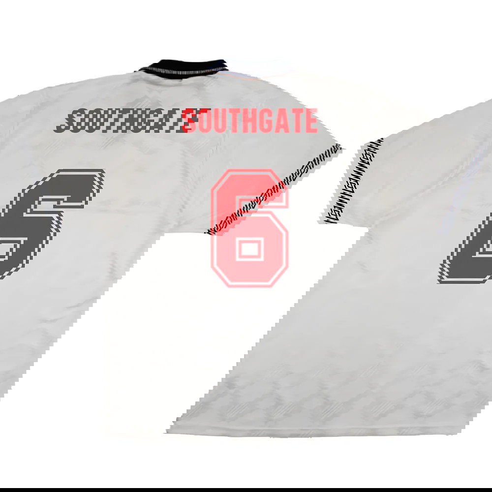 England 1990-92 Home Shirt (XL) (Very Good) (Southgate 6)