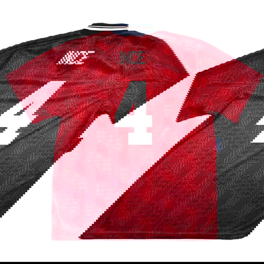 England 1993-95 Away Shirt (Very Good) (Ince 4)