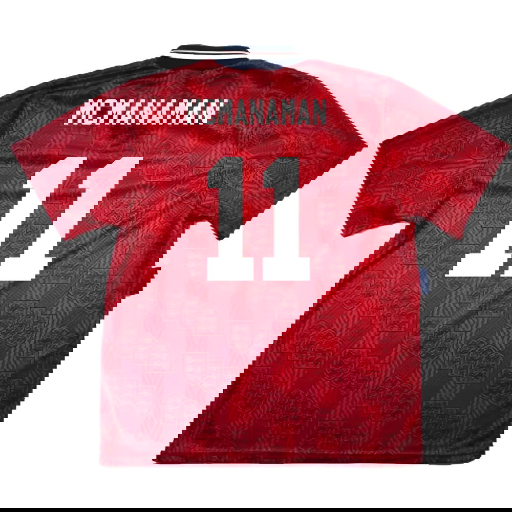 England 1993-95 Away Shirt (L) (Mint) (McManaman 11)