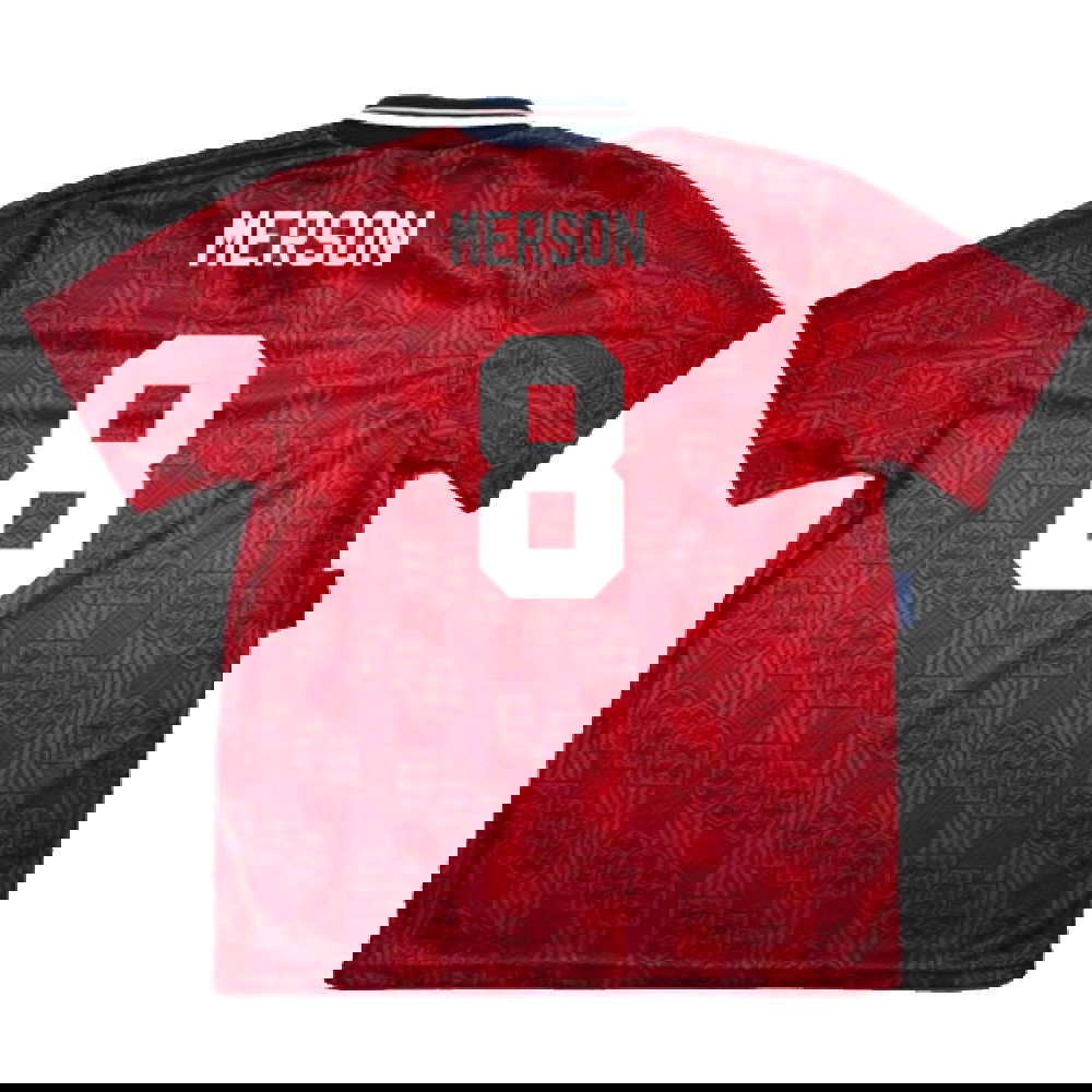 England 1993-95 Away Shirt (Very Good) (Merson 8)