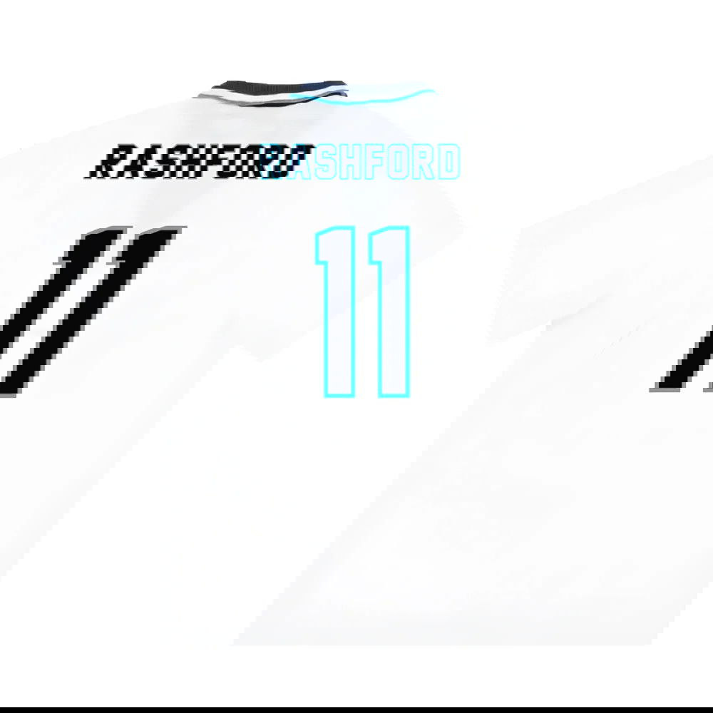 England 1995-97 Home Shirt (XL) (Rashford 11) (Excellent)